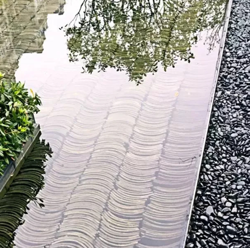 仿古金属瓦装饰 仿古金属瓦装饰