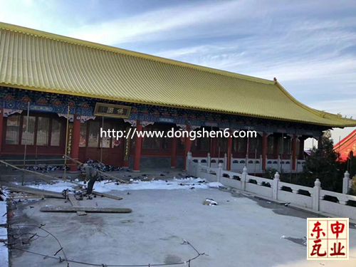仿古金属瓦屋面 仿古金属瓦屋面